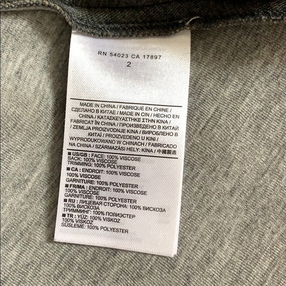 100% viscose mini skirt - Picture 5 of 8